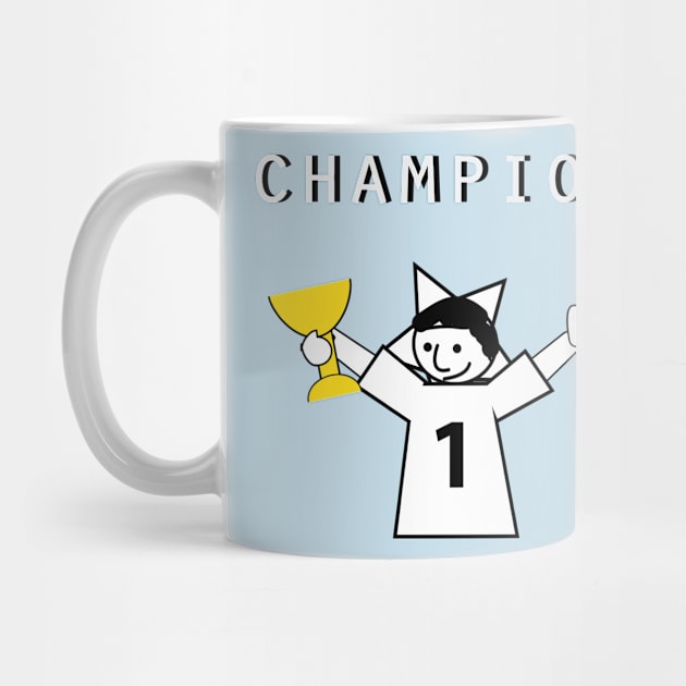 Champion with a trophy doodle by 4wardlabel